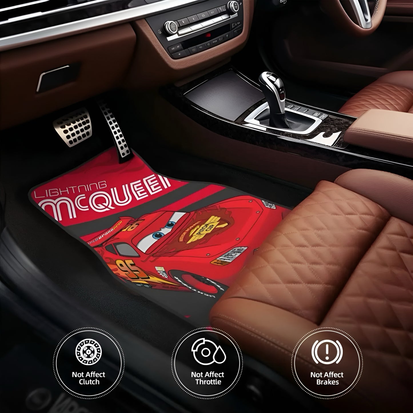 Lightning McQueen Car Mats