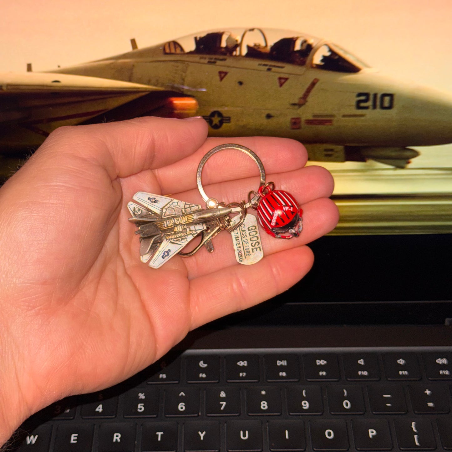 Top Gun 40th Anniversary Keychains