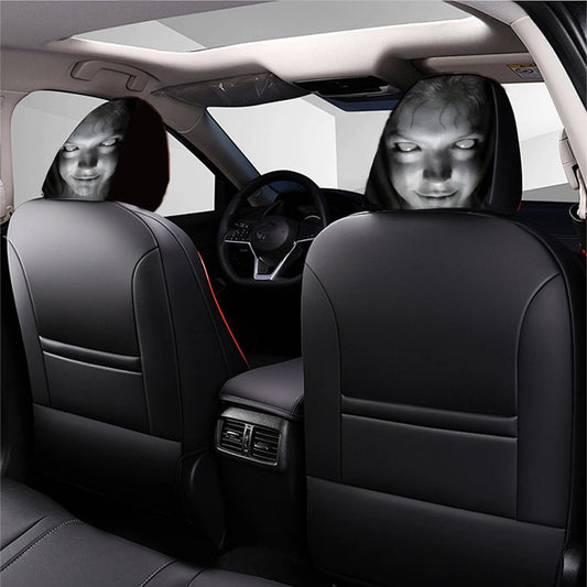 Scary Car Headrest Covers